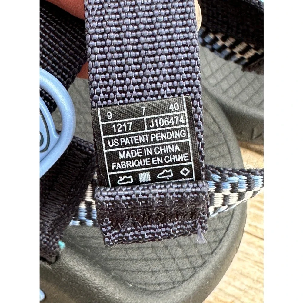 Chaco Women's Z Eddy X2 Eclipse Blue Sandals sz 9 (S2068) - Picture 8 of 9